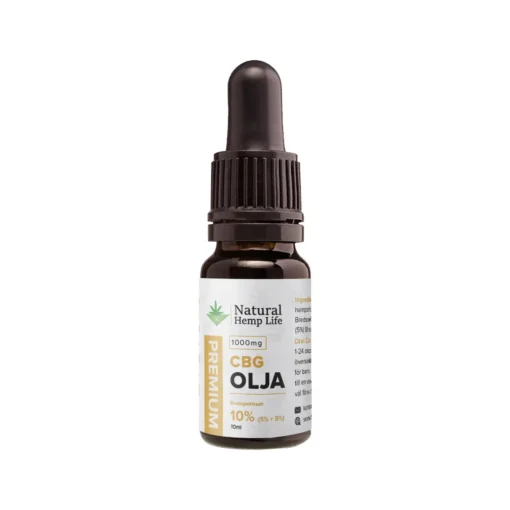 CBG + CBD-olja 10% (1000mg)